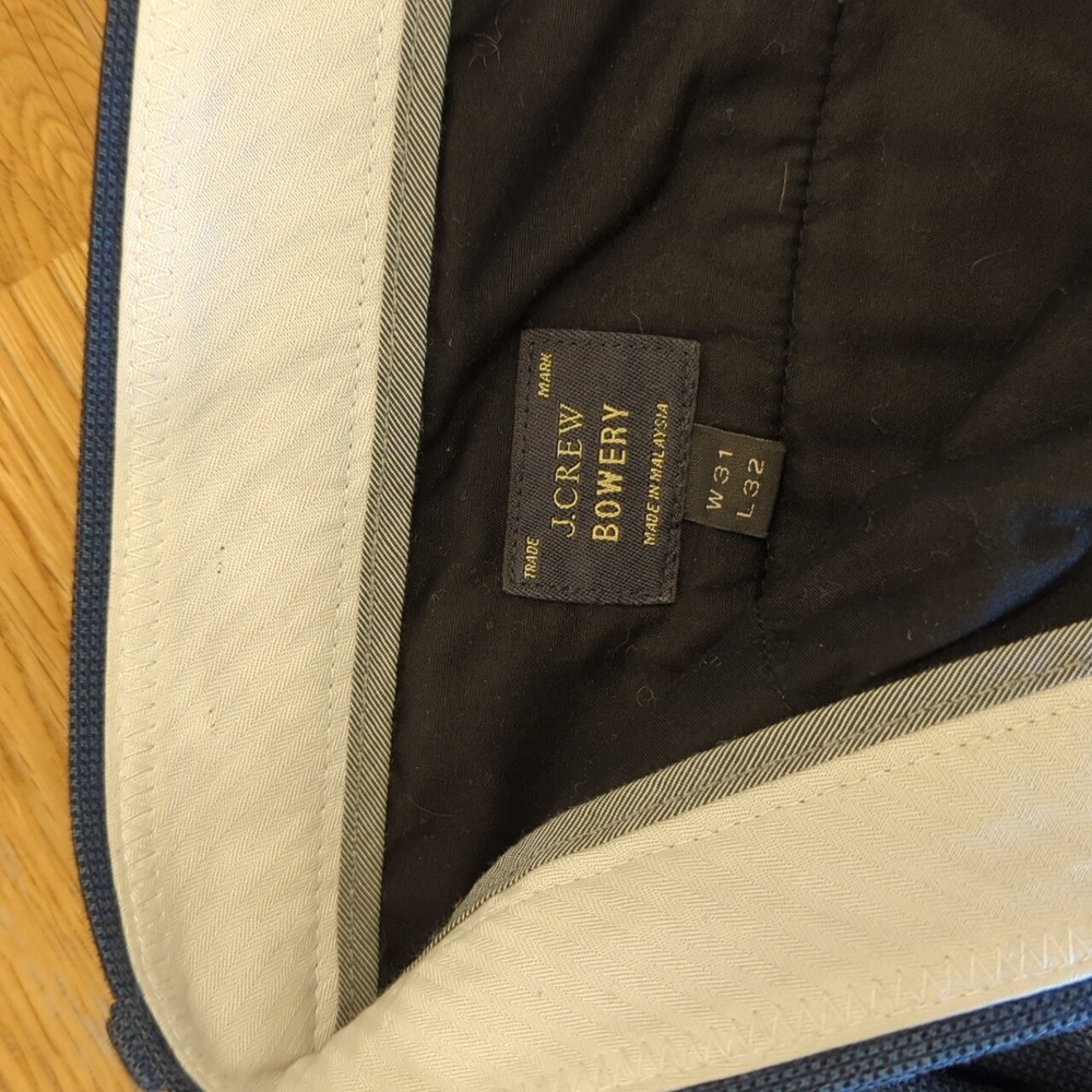 J Crew Bowery dress pants, 31x32, blue